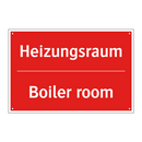 Heizungsraum - Boiler room