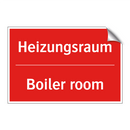 Heizungsraum - Boiler room