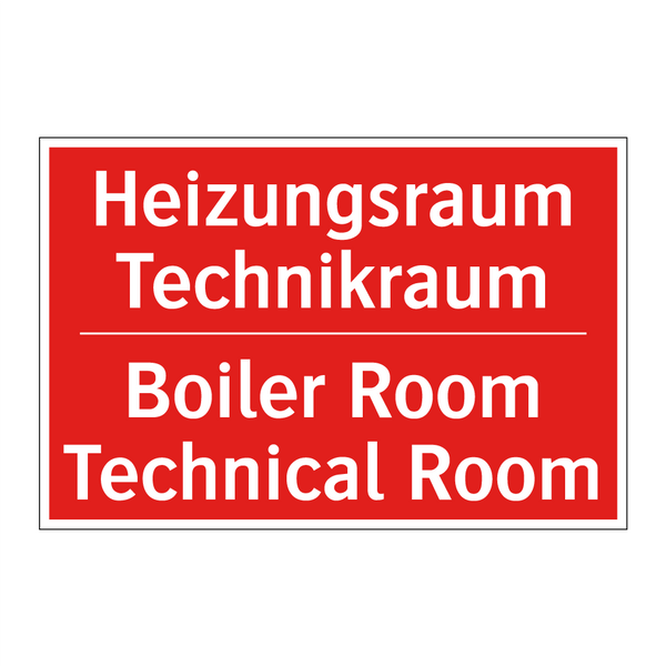 Heizungsraum Technikraum - Boiler Room Technical Room
