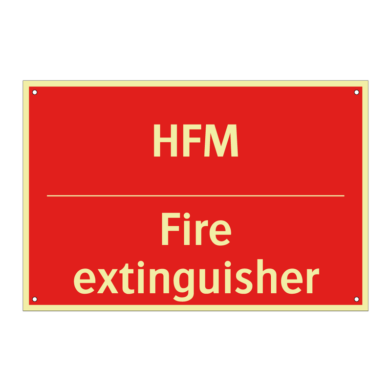 HFM - Fire extinguisher