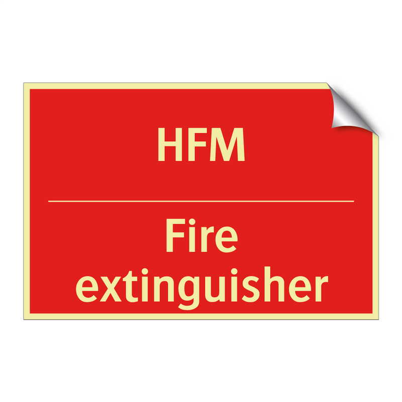 HFM - Fire extinguisher
