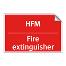 HFM - Fire extinguisher