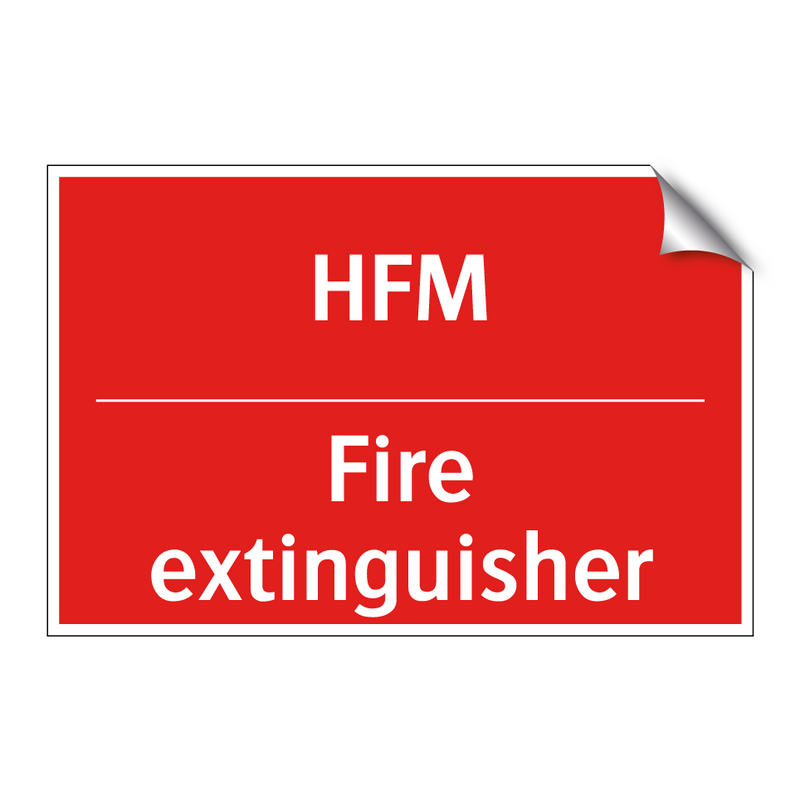HFM - Fire extinguisher