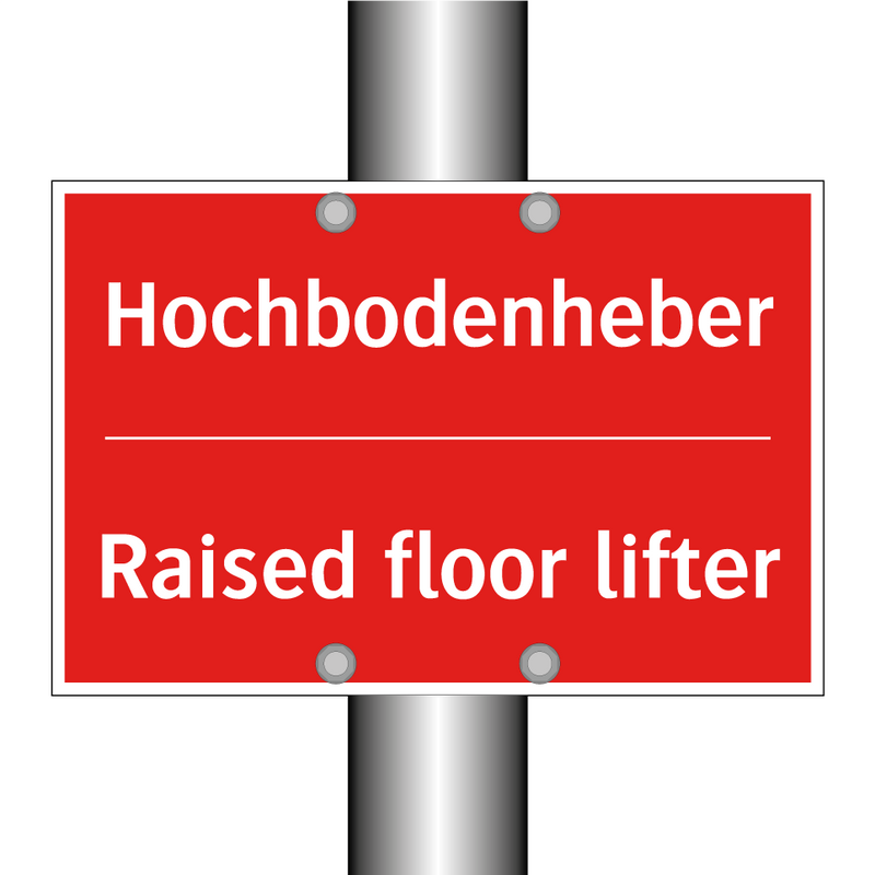 Hochbodenheber - Raised floor lifter