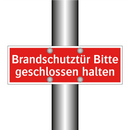 Brandschutztür Bitte geschlossen halten