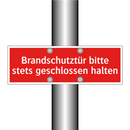 Brandschutztür bitte stets geschlossen halten