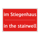 im Stiegenhaus - in the stairwell