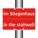 im Stiegenhaus - in the stairwell