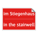 im Stiegenhaus - in the stairwell