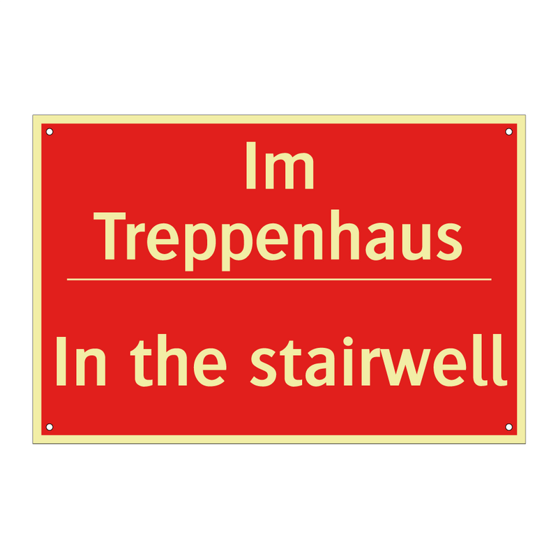 Im Treppenhaus - In the stairwell