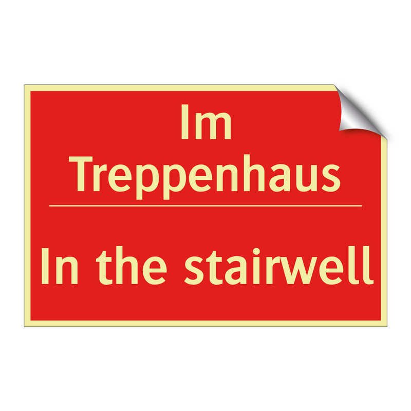 Im Treppenhaus - In the stairwell