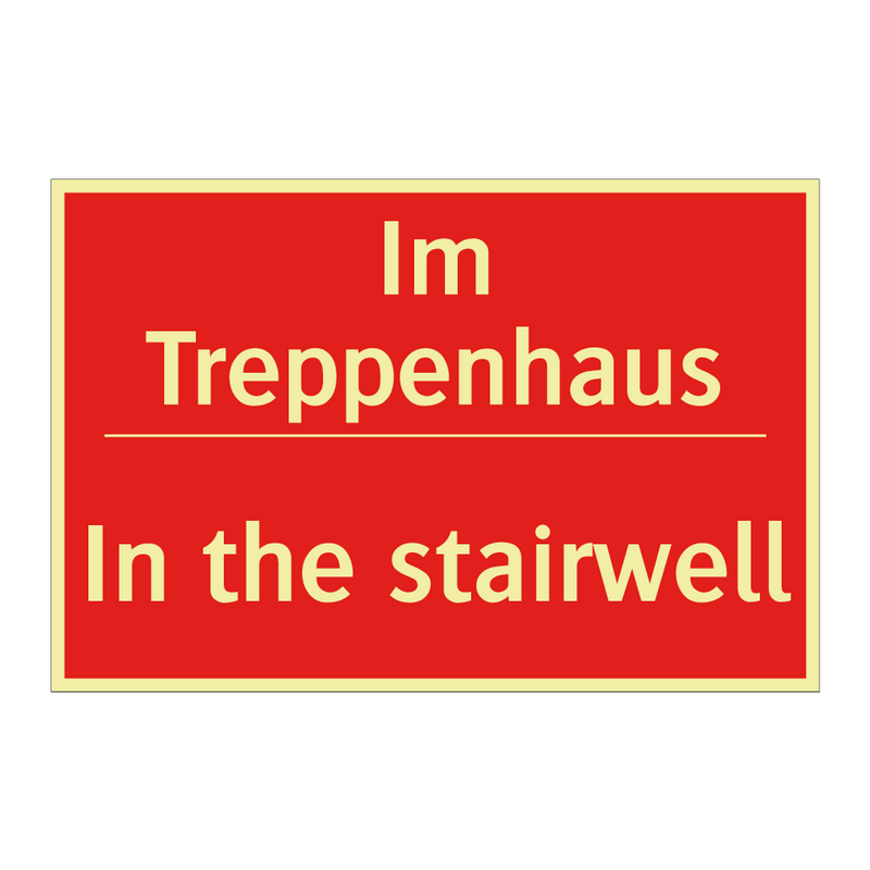 Im Treppenhaus - In the stairwell