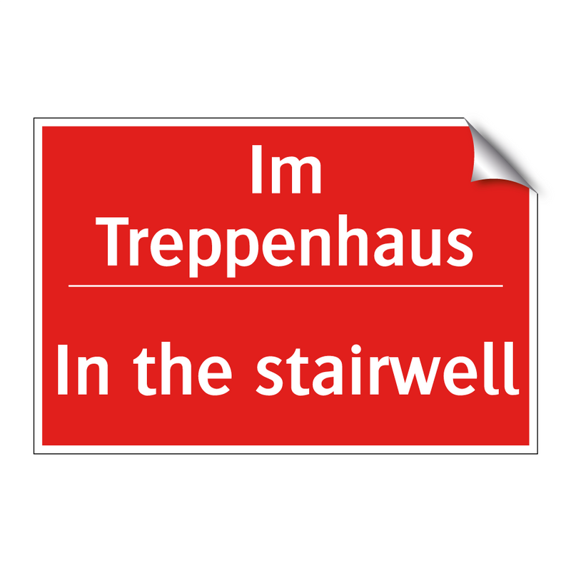 Im Treppenhaus - In the stairwell