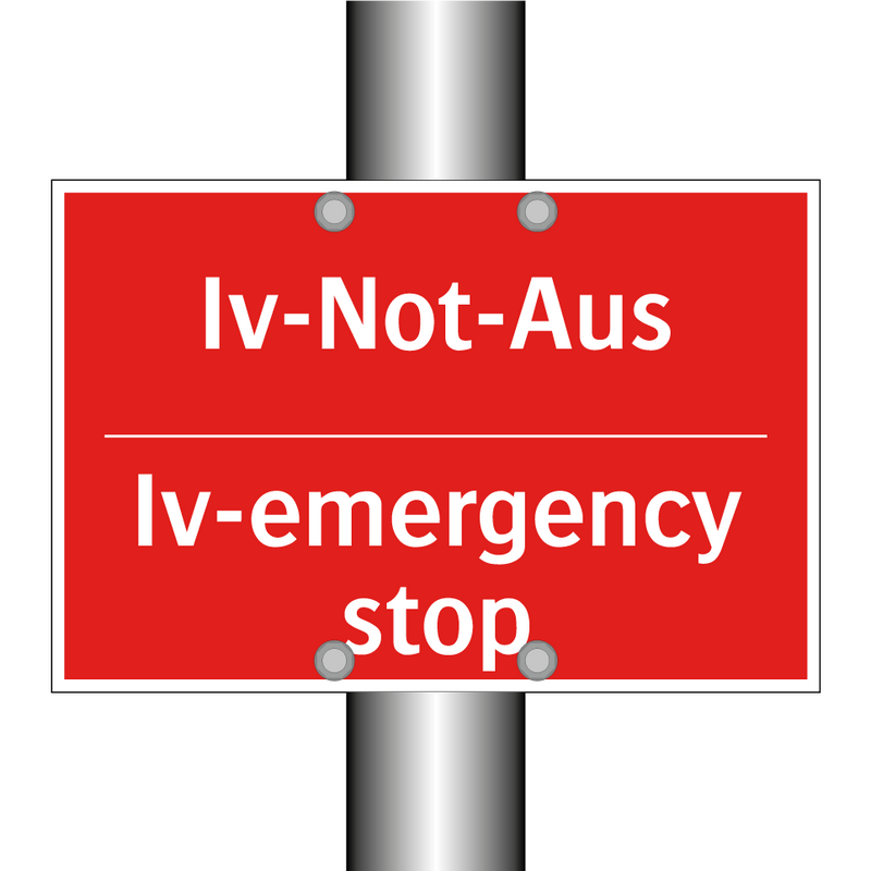 Iv-Not-Aus - Iv-emergency stop