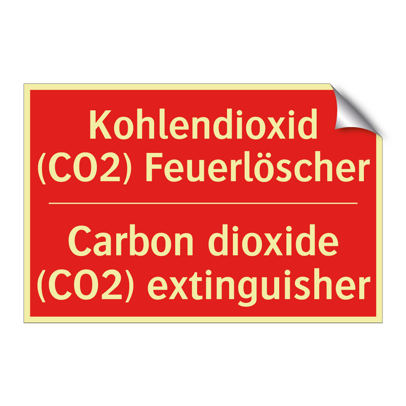 Kohlendioxid (CO2) Feuerlöscher/.../ - Carbon dioxide (CO2) extinguisher/.../