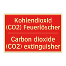 Kohlendioxid (CO2) Feuerlöscher/.../ - Carbon dioxide (CO2) extinguisher/.../