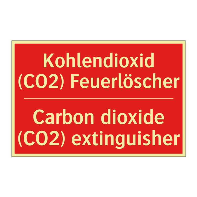 Kohlendioxid (CO2) Feuerlöscher/.../ - Carbon dioxide (CO2) extinguisher/.../