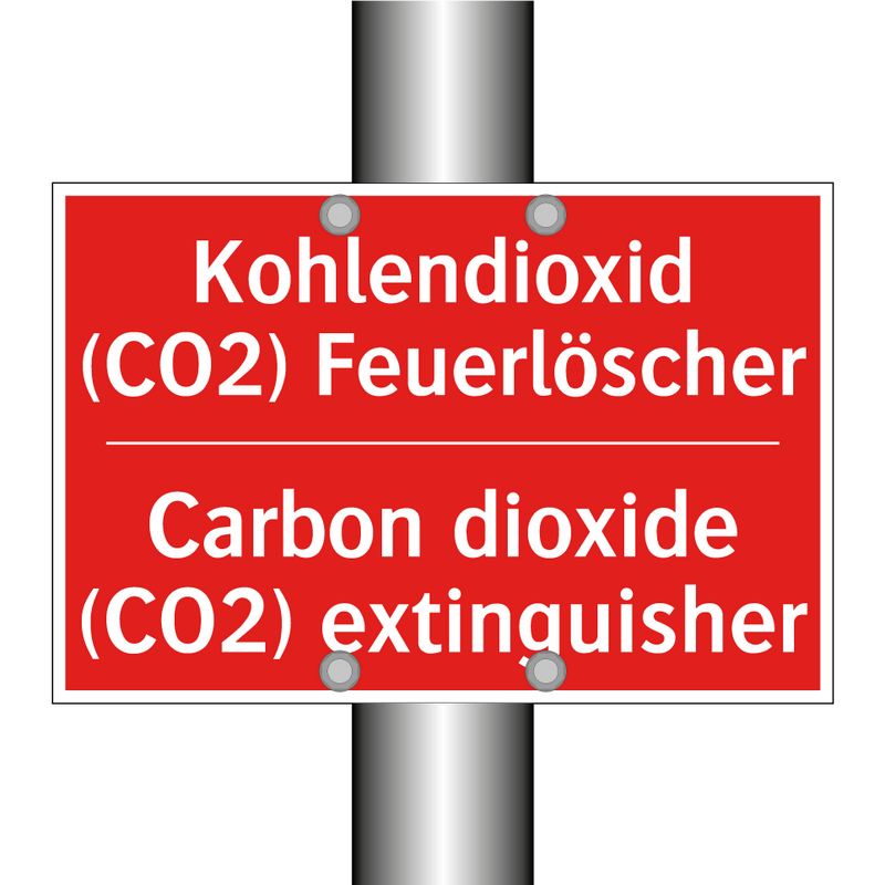 Kohlendioxid (CO2) Feuerlöscher/.../ - Carbon dioxide (CO2) extinguisher/.../