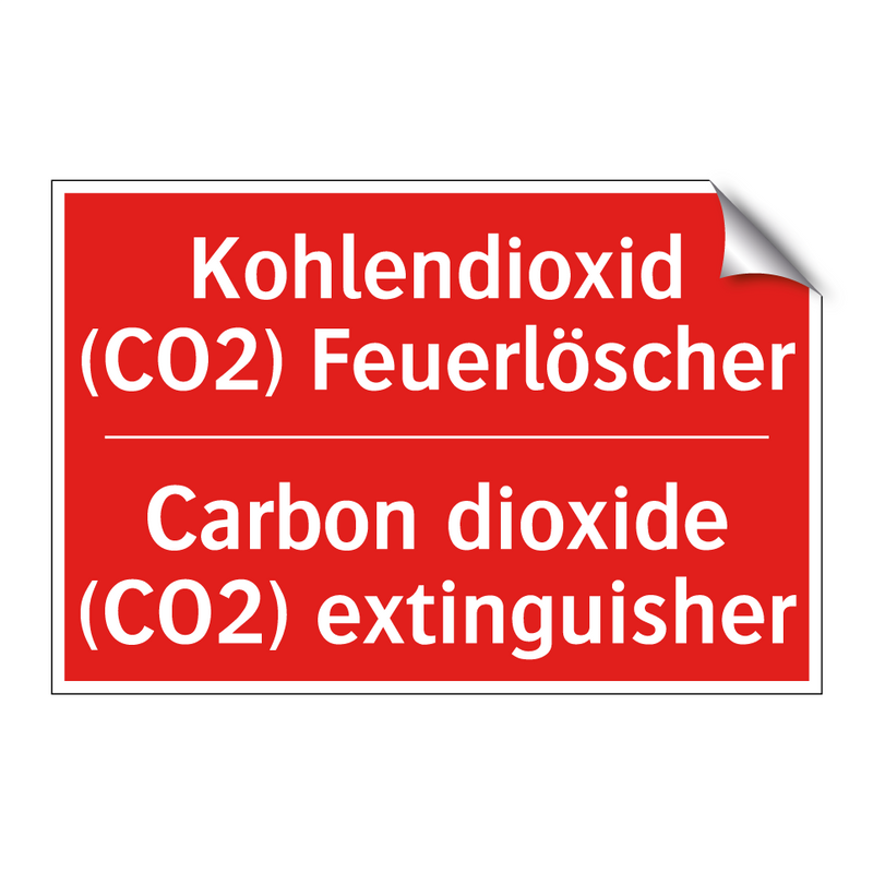 Kohlendioxid (CO2) Feuerlöscher/.../ - Carbon dioxide (CO2) extinguisher/.../