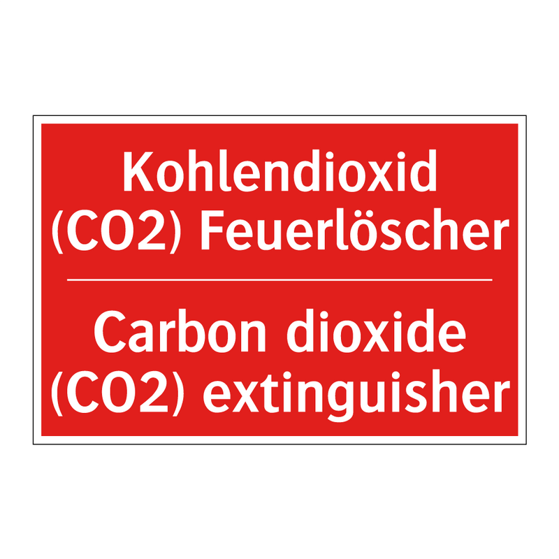Kohlendioxid (CO2) Feuerlöscher/.../ - Carbon dioxide (CO2) extinguisher/.../