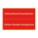 Kohlendioxid-Feuerlöscher - Carbon Dioxide Extinguisher
