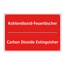 Kohlendioxid-Feuerlöscher - Carbon Dioxide Extinguisher