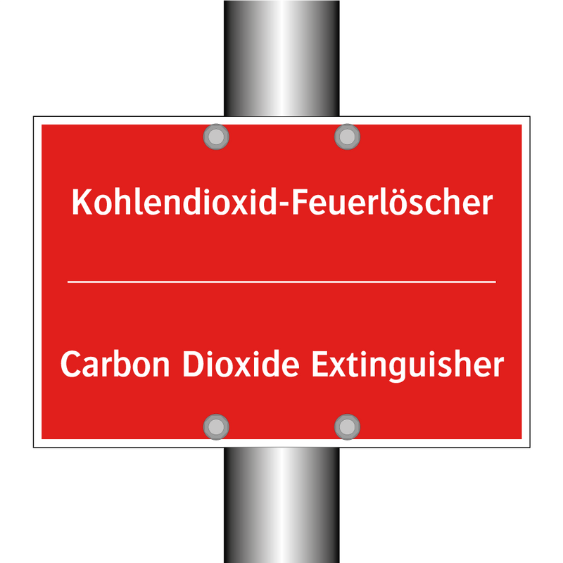 Kohlendioxid-Feuerlöscher - Carbon Dioxide Extinguisher