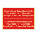 Kohlendioxid-Feuerlöscher CO₂ /.../ - Carbon Dioxide Extinguisher CO₂ /.../