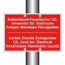 Kohlendioxid-Feuerlöscher CO₂ /.../ - Carbon Dioxide Extinguisher CO₂ /.../