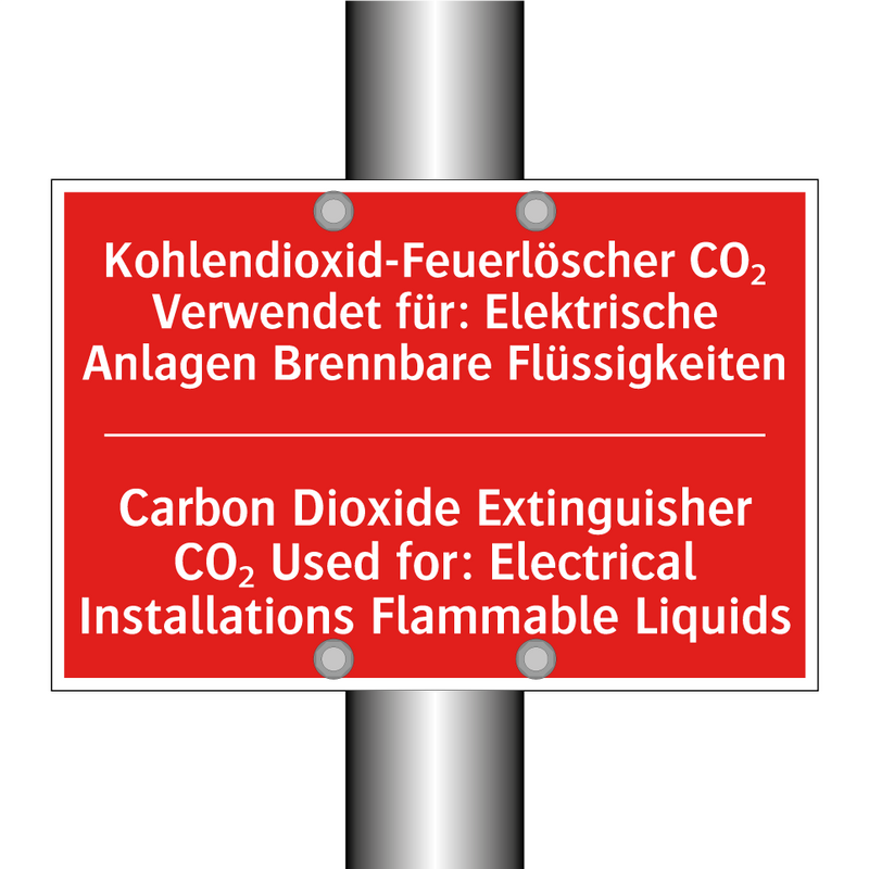 Kohlendioxid-Feuerlöscher CO₂ /.../ - Carbon Dioxide Extinguisher CO₂ /.../