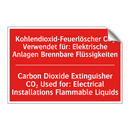Kohlendioxid-Feuerlöscher CO₂ /.../ - Carbon Dioxide Extinguisher CO₂ /.../