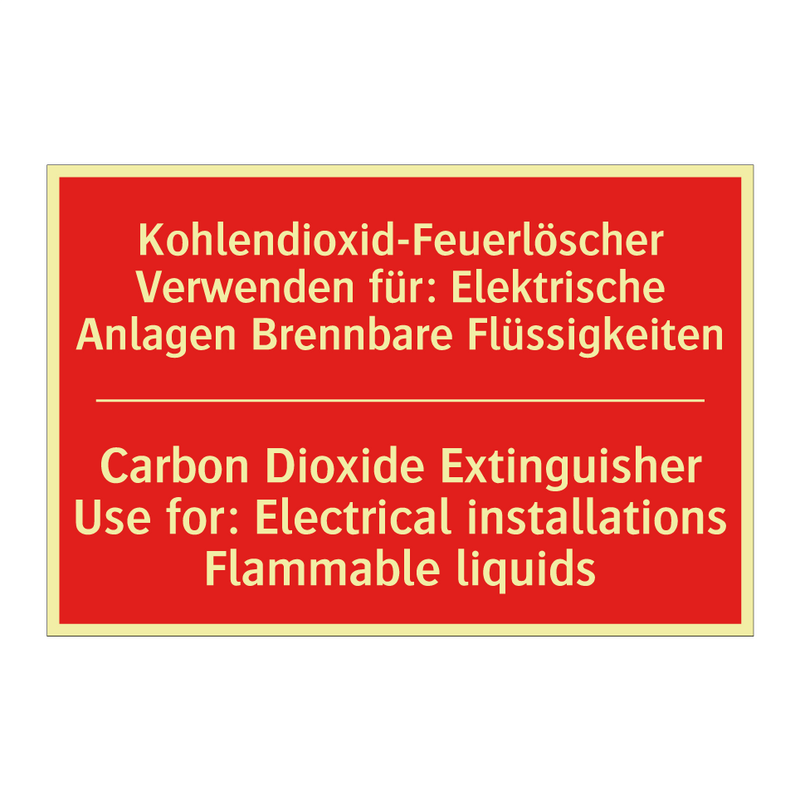 Kohlendioxid-Feuerlöscher Verwenden /.../ - Carbon Dioxide Extinguisher Use /.../