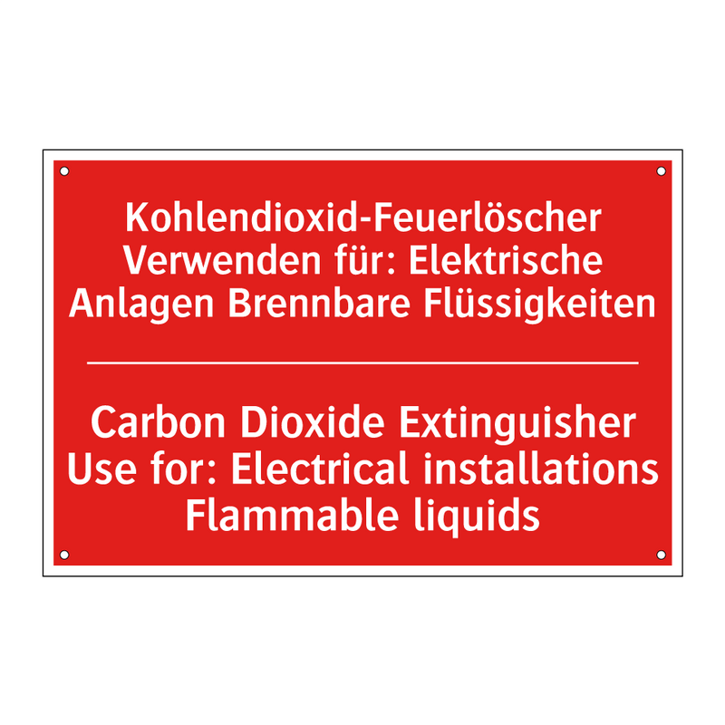 Kohlendioxid-Feuerlöscher Verwenden /.../ - Carbon Dioxide Extinguisher Use /.../