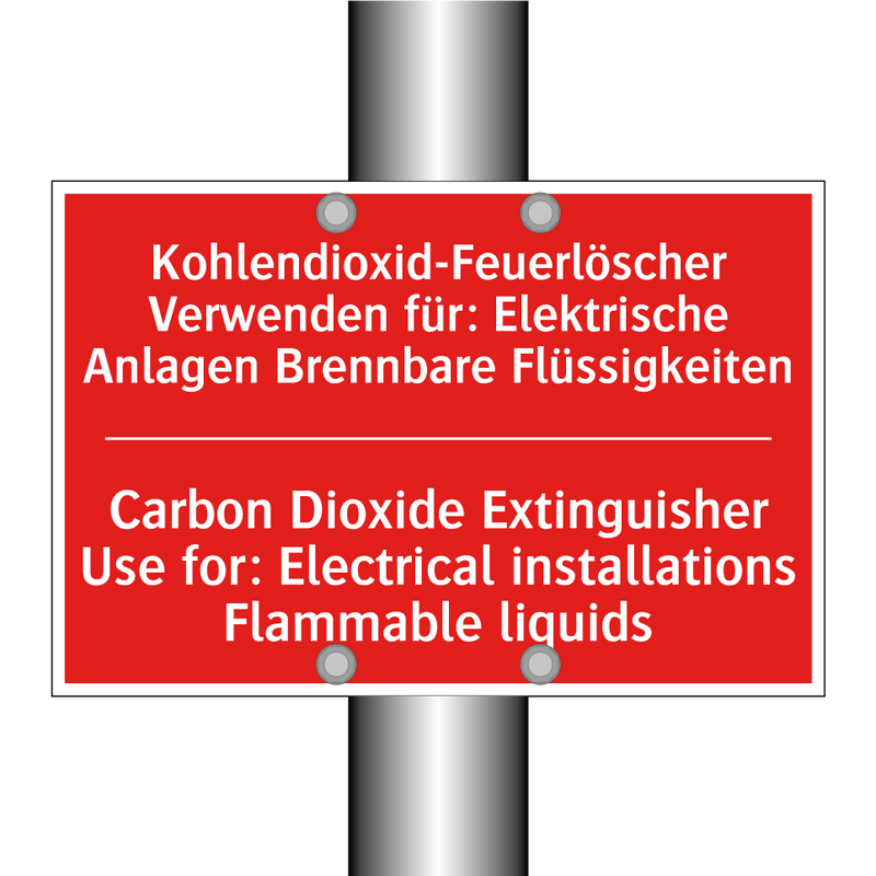Kohlendioxid-Feuerlöscher Verwenden /.../ - Carbon Dioxide Extinguisher Use /.../