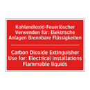 Kohlendioxid-Feuerlöscher Verwenden /.../ - Carbon Dioxide Extinguisher Use /.../