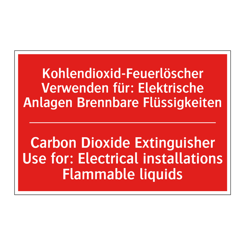 Kohlendioxid-Feuerlöscher Verwenden /.../ - Carbon Dioxide Extinguisher Use /.../