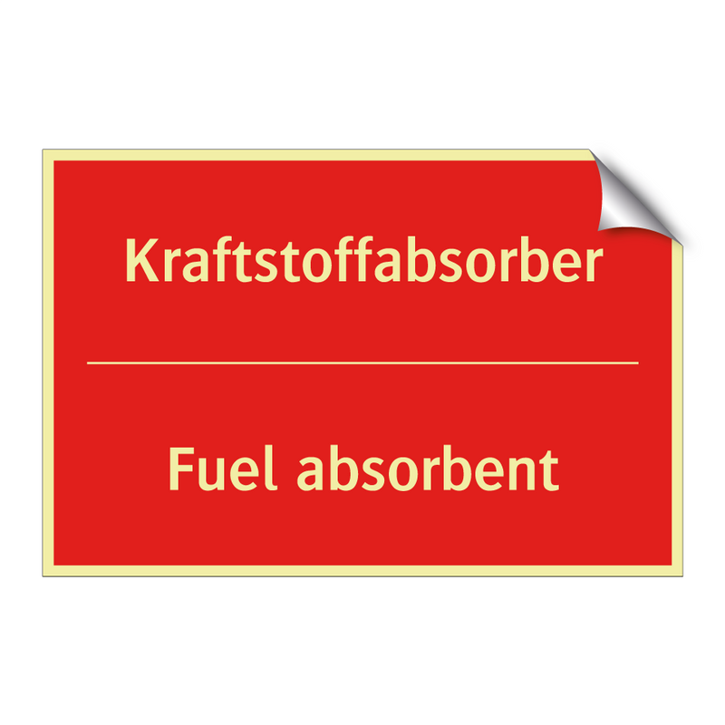 Kraftstoffabsorber - Fuel absorbent