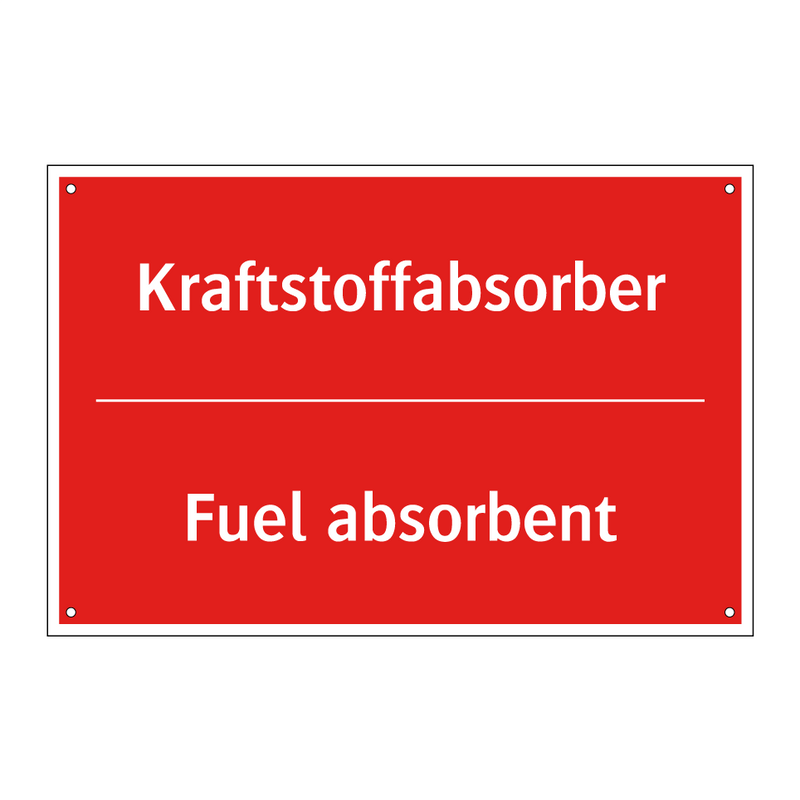 Kraftstoffabsorber - Fuel absorbent