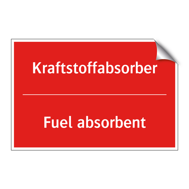 Kraftstoffabsorber - Fuel absorbent