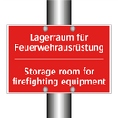 Lagerraum für Feuerwehrausrüstung/.../ - Storage room for firefighting /.../