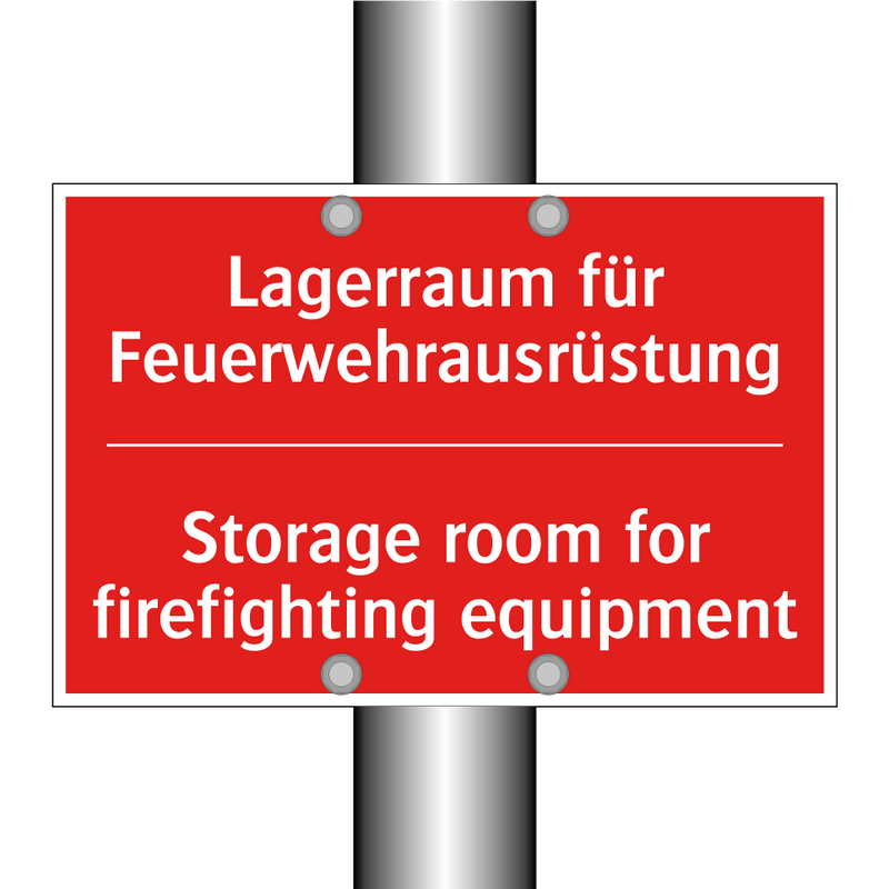 Lagerraum für Feuerwehrausrüstung/.../ - Storage room for firefighting /.../