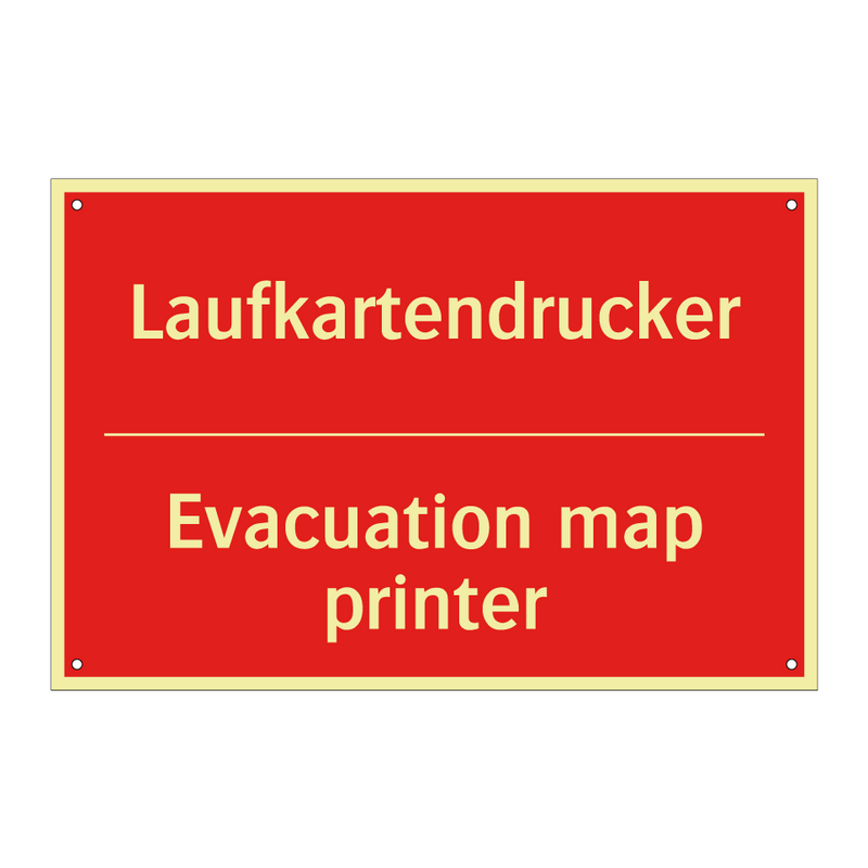Laufkartendrucker - Evacuation map printer