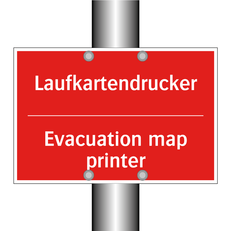 Laufkartendrucker - Evacuation map printer