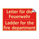 Leiter für die Feuerwehr - Ladder for the fire department