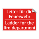 Leiter für die Feuerwehr - Ladder for the fire department
