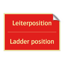Leiterposition - Ladder position
