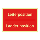 Leiterposition - Ladder position