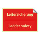 Leitersicherung - Ladder safety