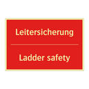 Leitersicherung - Ladder safety