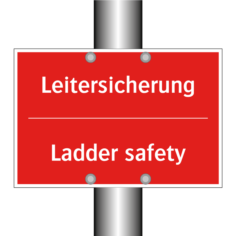 Leitersicherung - Ladder safety